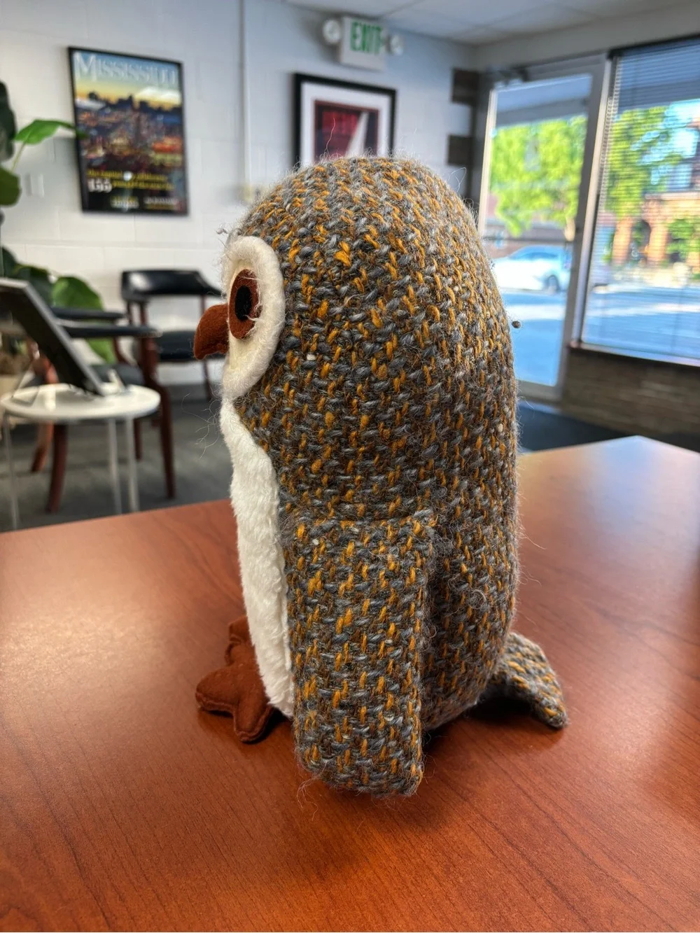 Rare 1960s Brendatoys Stuffed Owl Made in England